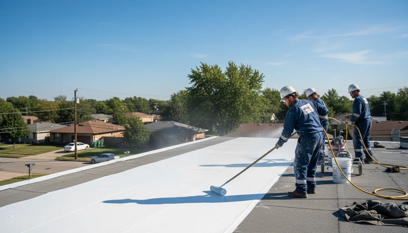 Commercial roof coating in Deer Park, CA near me